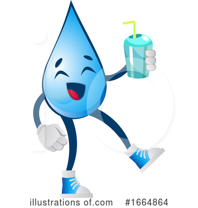 Royalty-Free (RF) Water Drop Clipart Illustration by Morphart Creations - Stock Sample #1664864