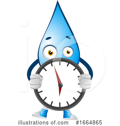 Royalty-Free (RF) Water Drop Clipart Illustration by Morphart Creations - Stock Sample #1664865