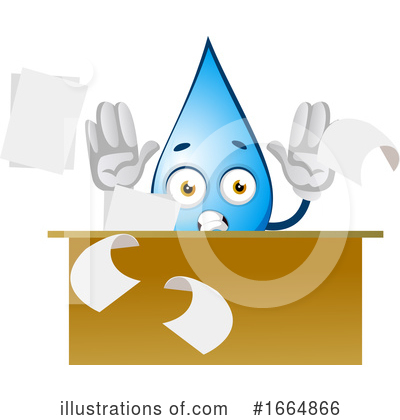 Royalty-Free (RF) Water Drop Clipart Illustration by Morphart Creations - Stock Sample #1664866