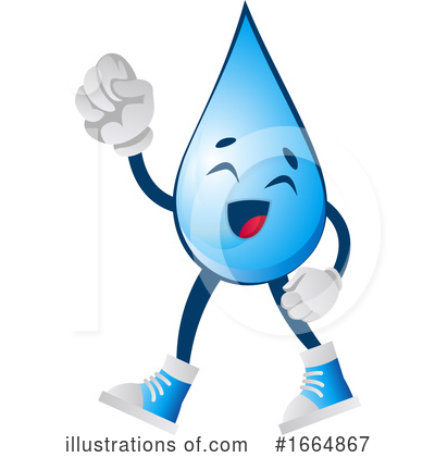 Royalty-Free (RF) Water Drop Clipart Illustration by Morphart Creations - Stock Sample #1664867