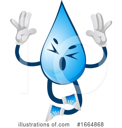 Royalty-Free (RF) Water Drop Clipart Illustration by Morphart Creations - Stock Sample #1664868