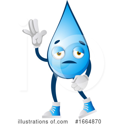 Royalty-Free (RF) Water Drop Clipart Illustration by Morphart Creations - Stock Sample #1664870