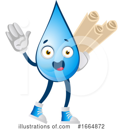 Royalty-Free (RF) Water Drop Clipart Illustration by Morphart Creations - Stock Sample #1664872