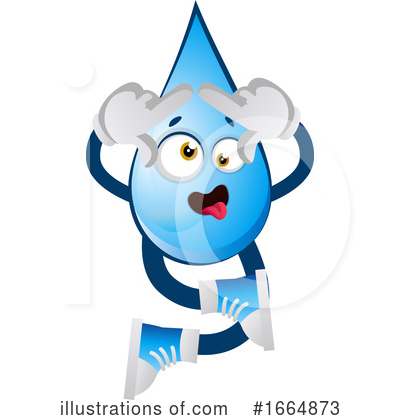 Royalty-Free (RF) Water Drop Clipart Illustration by Morphart Creations - Stock Sample #1664873