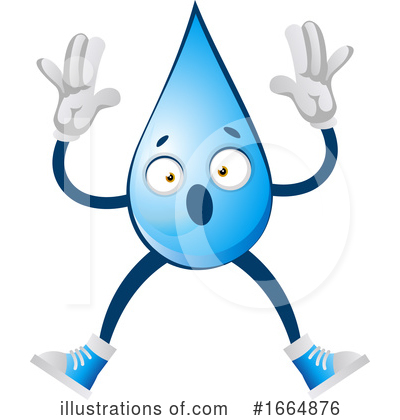 Royalty-Free (RF) Water Drop Clipart Illustration by Morphart Creations - Stock Sample #1664876