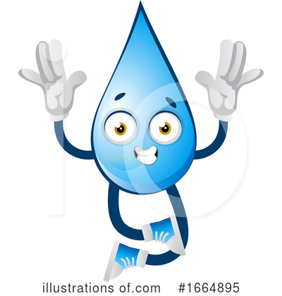 Royalty-Free (RF) Water Drop Clipart Illustration by Morphart Creations - Stock Sample #1664895