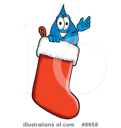 Royalty-Free (RF) Water Drop Clipart Illustration by Mascot Junction - Stock Sample #8658