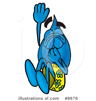 Royalty-Free (RF) Water Drop Clipart Illustration by Mascot Junction - Stock Sample #8676