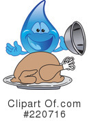 Water Droplet Character Clipart #220716 by Toons4Biz