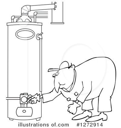 Royalty-Free (RF) Water Heater Clipart Illustration by djart - Stock Sample #1272914