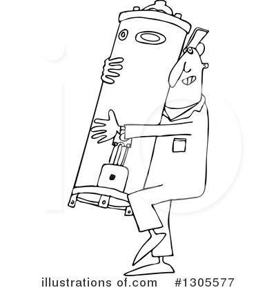 Royalty-Free (RF) Water Heater Clipart Illustration by djart - Stock Sample #1305577