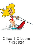 Water Skiing Clipart #435824 by toonaday