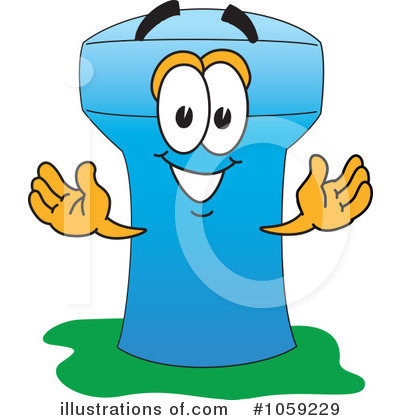 Water Tower Clipart #1059229 by Mascot Junction