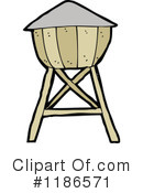 Water Tower Clipart #1186571 by lineartestpilot