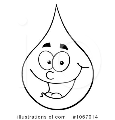 Royalty-Free (RF) Waterdrop Clipart Illustration by Hit Toon - Stock Sample #1067014