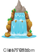 Waterfall Clipart #1779886 by Vector Tradition SM
