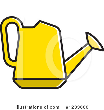 Royalty-Free (RF) Watering Can Clipart Illustration by Lal Perera - Stock Sample #1233666