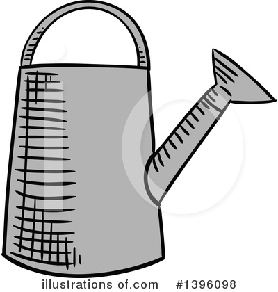 Watering Can Clipart #1396098 by Vector Tradition SM