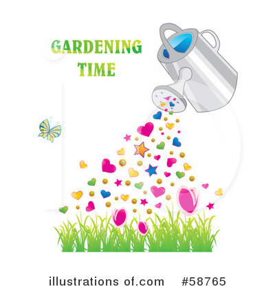 Watering Can Clipart #58765 by MilsiArt