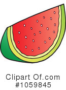 Watermelon Clipart #1059845 by visekart