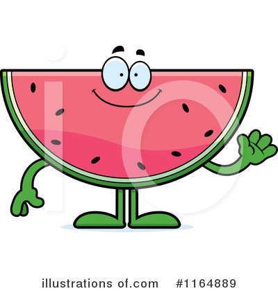 Royalty-Free (RF) Watermelon Clipart Illustration by Cory Thoman - Stock Sample #1164889