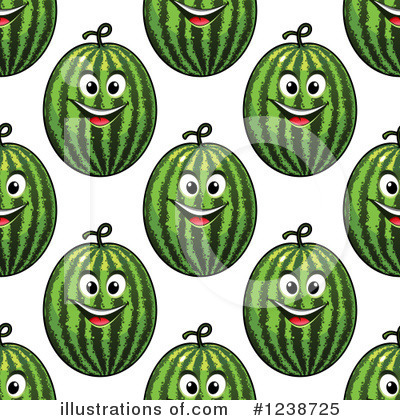 Royalty-Free (RF) Watermelon Clipart Illustration by Vector Tradition SM - Stock Sample #1238725