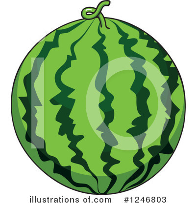 Royalty-Free (RF) Watermelon Clipart Illustration by Vector Tradition SM - Stock Sample #1246803