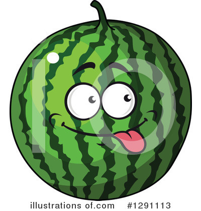 Royalty-Free (RF) Watermelon Clipart Illustration by Vector Tradition SM - Stock Sample #1291113