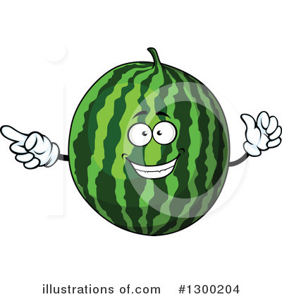 Royalty-Free (RF) Watermelon Clipart Illustration by Vector Tradition SM - Stock Sample #1300204