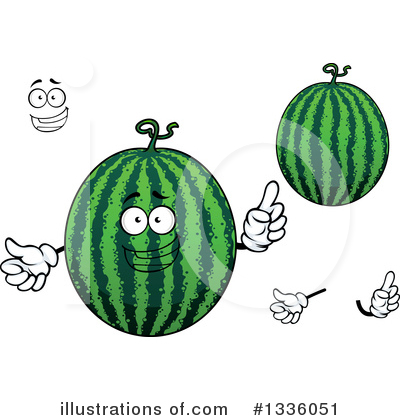 Royalty-Free (RF) Watermelon Clipart Illustration by Vector Tradition SM - Stock Sample #1336051