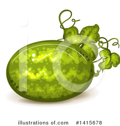Royalty-Free (RF) Watermelon Clipart Illustration by merlinul - Stock Sample #1415678
