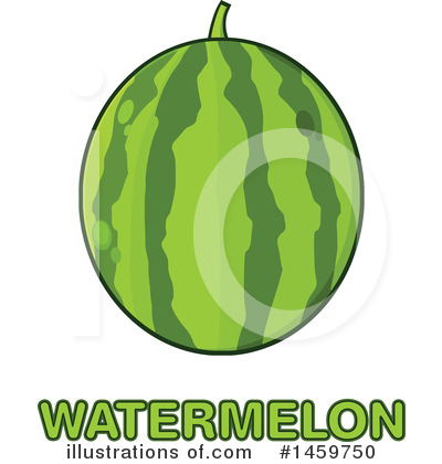 Royalty-Free (RF) Watermelon Clipart Illustration by Hit Toon - Stock Sample #1459750