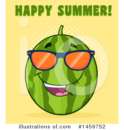 Royalty-Free (RF) Watermelon Clipart Illustration by Hit Toon - Stock Sample #1459752