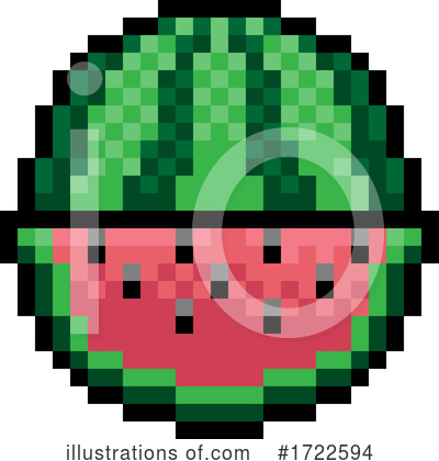 Royalty-Free (RF) Watermelon Clipart Illustration by AtStockIllustration - Stock Sample #1722594