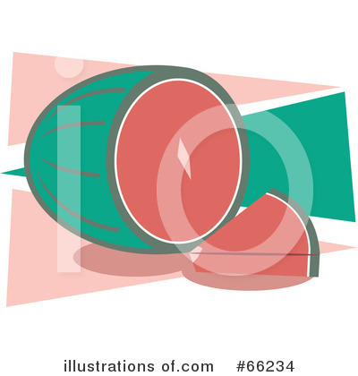 Royalty-Free (RF) Watermelon Clipart Illustration by Prawny - Stock Sample #66234