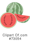 Watermelon Clipart #73054 by Rosie Piter