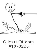 Waterskiing Clipart #1079236 by Pams Clipart