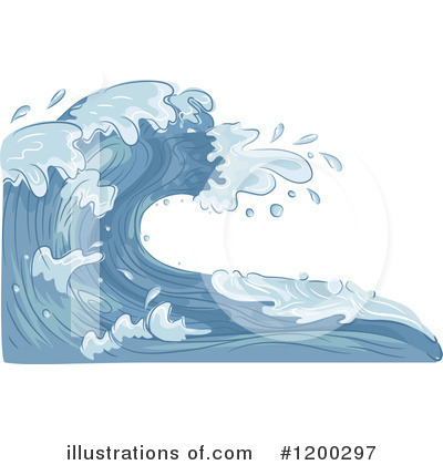 Royalty-Free (RF) Wave Clipart Illustration by BNP Design Studio - Stock Sample #1200297