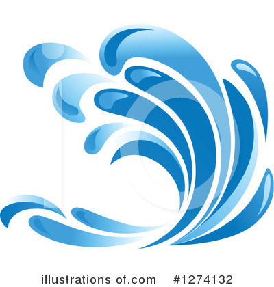 Royalty-Free (RF) Wave Clipart Illustration by Vector Tradition SM - Stock Sample #1274132