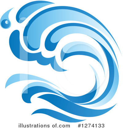 Royalty-Free (RF) Wave Clipart Illustration by Vector Tradition SM - Stock Sample #1274133