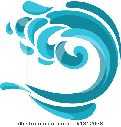 Royalty-Free (RF) Wave Clipart Illustration by Vector Tradition SM - Stock Sample #1312058