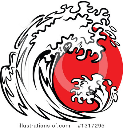 Tsunami Clipart #1317295 by Vector Tradition SM
