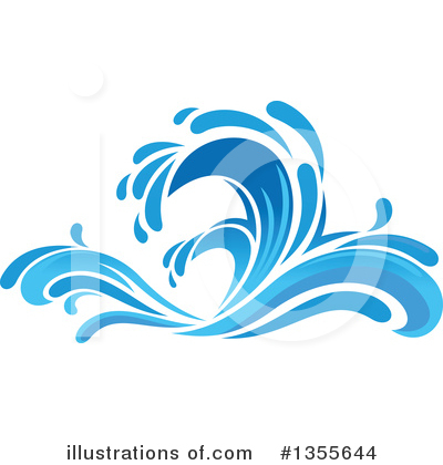 Royalty-Free (RF) Wave Clipart Illustration by Vector Tradition SM - Stock Sample #1355644