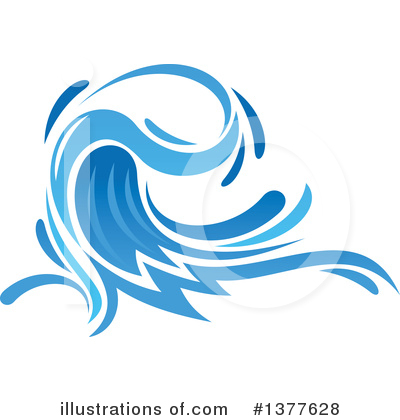 Royalty-Free (RF) Wave Clipart Illustration by Vector Tradition SM - Stock Sample #1377628