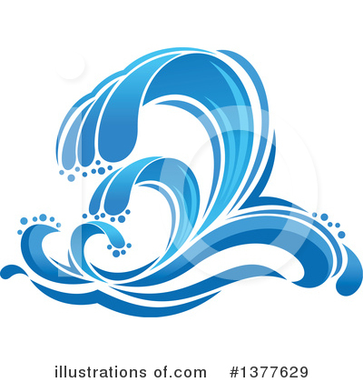 Royalty-Free (RF) Wave Clipart Illustration by Vector Tradition SM - Stock Sample #1377629