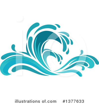 Royalty-Free (RF) Wave Clipart Illustration by Vector Tradition SM - Stock Sample #1377633