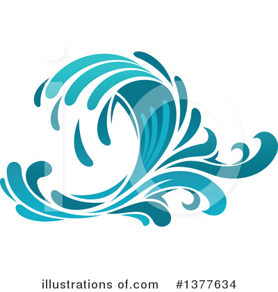 Royalty-Free (RF) Wave Clipart Illustration by Vector Tradition SM - Stock Sample #1377634