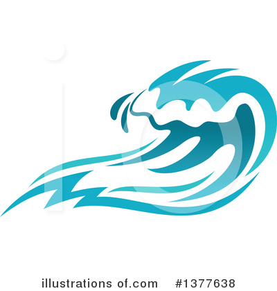 Royalty-Free (RF) Wave Clipart Illustration by Vector Tradition SM - Stock Sample #1377638