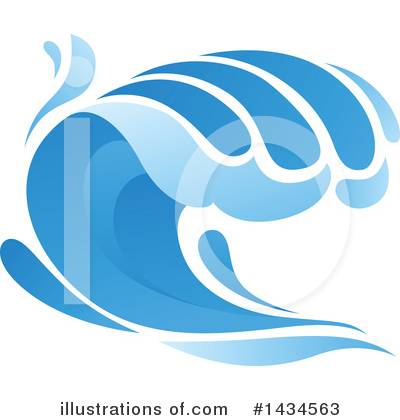 Royalty-Free (RF) Wave Clipart Illustration by Vector Tradition SM - Stock Sample #1434563