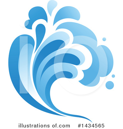 Royalty-Free (RF) Wave Clipart Illustration by Vector Tradition SM - Stock Sample #1434565